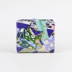 牛革エナメル加工 二つ折れ財布画像