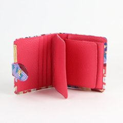 牛革エナメル加工 二つ折れ財布画像