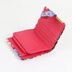 牛革エナメル加工 二つ折れ財布画像