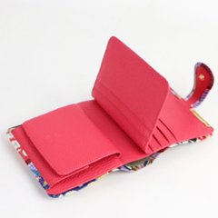 牛革エナメル加工 二つ折れ財布画像