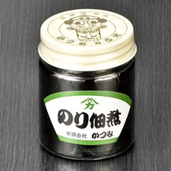 のり佃煮 40ｇ ミニビン詰 ｜ご飯の友の定番・あおさのり佃煮・ミニサイズ瓶入｜壱岐 かつみのうにの画像