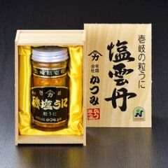 磯塩うに　70ｇ×1本　木箱詰 ｜お中元やお歳暮の贈答好適品（ギフトセット）｜壱岐　かつみのうにの画像