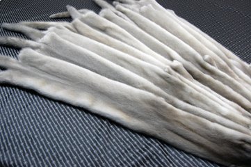 ミンク原反　プラチナブロンドの画像