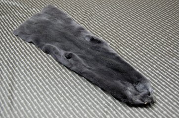 プラックトミンク原反　ダークグレーの画像