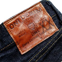 鬼デニム16.5OZ 鬼XXDENIM 和紙糸刺繍｢585｣画像