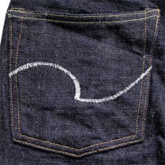 鬼デニム16.5OZ 鬼XXDENIM 和紙糸刺繍｢585｣画像