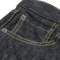 鬼デニム鬼斑撚グリーンキャスト｢299｣18oz【青鬼】画像