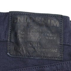 鬼デニム12oz 経緯ネイビーセルビッチデニム「612」画像