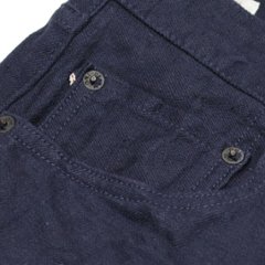 鬼デニム12oz 経緯ネイビーセルビッチデニム「612」画像