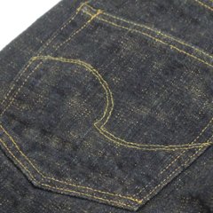 鬼デニム17ozバンピーデニムジーンズ(黄土)「277BUMPY-ODO」画像
