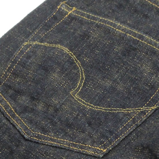 鬼デニム17ozバンピーデニムジーンズ(黄土)「277BUMPY-ODO」画像