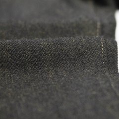 鬼デニム12oz経糸ブラック × 緯糸オリーブデニムジーンズ｢246-BKOL｣画像