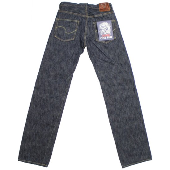 鬼デニム16oz天然藍鬼枷デニムジーンズ(レギュラーストレート)「270-鬼KASE」画像