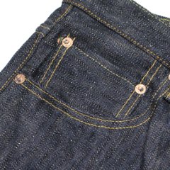 鬼デニム16oz天然藍鬼枷デニムジーンズ(レギュラーストレート)「270-鬼KASE」画像