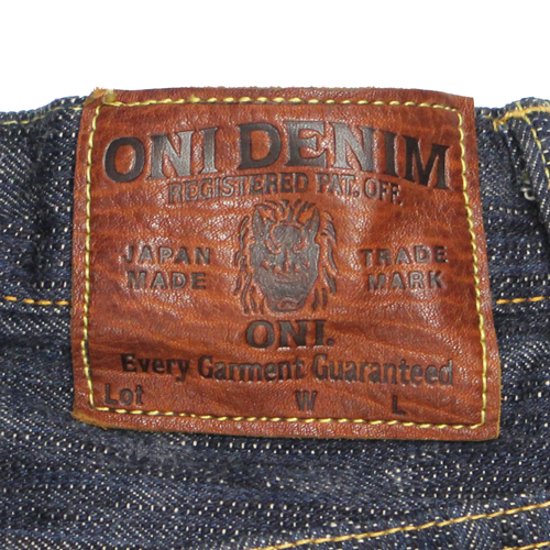 鬼デニム16oz天然藍鬼枷デニムジーンズ(レギュラーストレート)「270-鬼KASE」画像