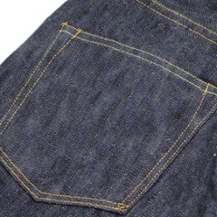 鬼デニム16oz天然藍鬼枷デニムジーンズ(ワイドストレート)「200-鬼KASE」画像