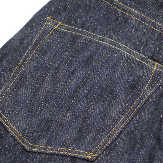 鬼デニム16oz天然藍鬼枷デニムジーンズ(ワイドストレート)「200-鬼KASE」画像