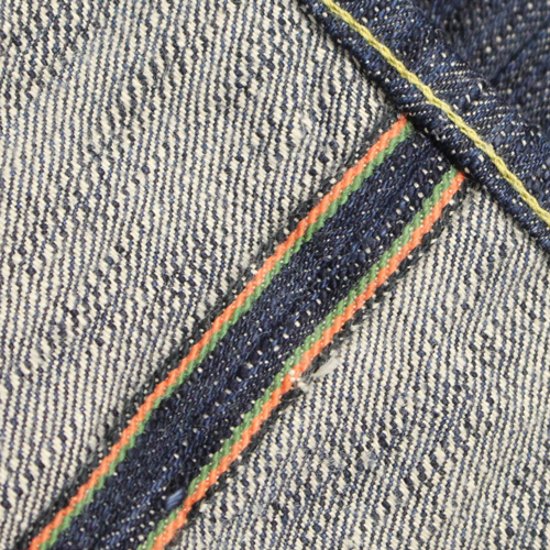 鬼デニム16oz天然藍鬼枷デニムジーンズ(ワイドストレート)「200-鬼KASE」画像