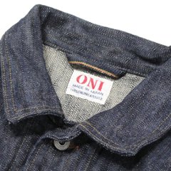 鬼デニム16oz天然藍鬼枷デニムカバーオール｢03502-鬼KASE｣画像