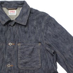 鬼デニム16oz天然藍鬼枷デニムカバーオール｢03502-鬼KASE｣画像