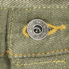 鬼デニム18ozオリーブデニムジーンズ「270-OLD18」画像