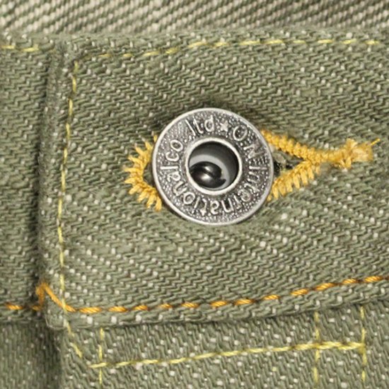鬼デニム18ozオリーブデニムジーンズ「270-OLD18」画像