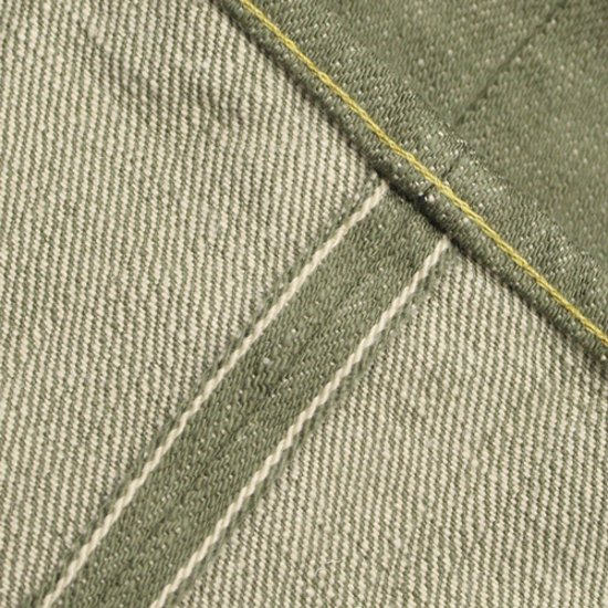鬼デニム18ozオリーブデニムジーンズ「270-OLD18」画像