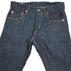 鬼デニム14.5oz石川台ストレッチデニムリラックステーパードジーンズ｢121S｣画像