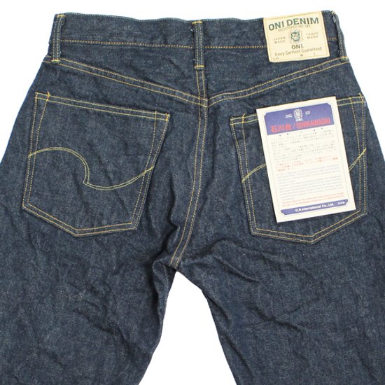 鬼デニム15oz石川台デニムレギュラーストレートジーンズ「270-Ishikawadai」画像