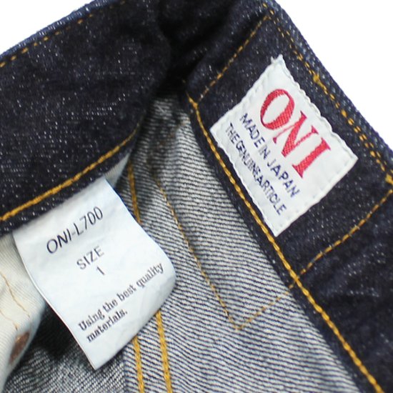 鬼デニム14ozレディースジーンズ画像