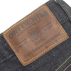 鬼デニム12oz鬼楽デニムスーパーワイドストレートジーンズ画像
