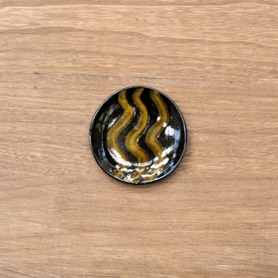 スリップウェア　豆皿画像