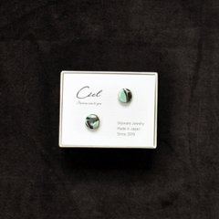 Ciel ピアス (s) green 丸の画像