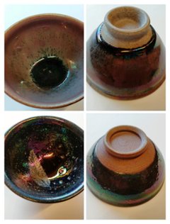 天目ぐい呑み2点の画像