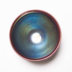 オーロラ天目茶碗＜虹の器＞の画像