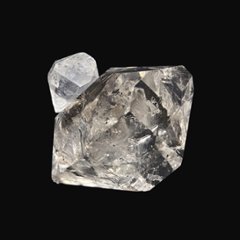 天然石 虹入り ハーキマー水晶 ハーキマーダイヤモンド 原石  (1201)の画像