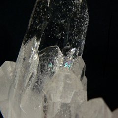 天然石 レインボー入り 水晶 クラスター  (901) 水晶原石画像