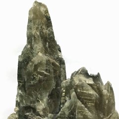 天然石  ガネーシュヒマール産  水晶　角閃石 クラスター クローライトINクォーツ 限定品　916画像
