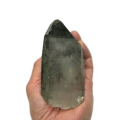 天然石  ガネーシュヒマール産  水晶 クラスター  クローライトINクォーツ  限定品　919画像