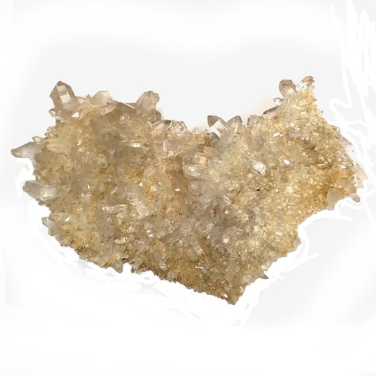 天然石 ヒマラヤ水晶 クラスター 原石（950）水晶原石画像