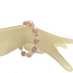 天然石  ピンクオパール ブレスレット 16cm (201) お任せ品画像