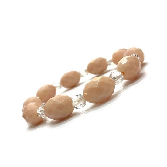 天然石  ピンクオパール ブレスレット 16cm (201) お任せ品画像