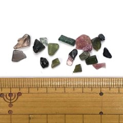 【おまかせ品】 浄化用 天然石 さざれセット 01（フローライト トルマリン 水晶 ルチルクォーツ ペリドット）画像