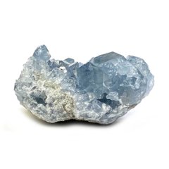 天然石  セレスタイト 天青石 原石 クラスター (221) 鉱物 鉱石 標本 置物 画像