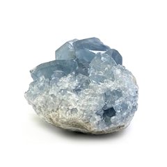 天然石  セレスタイト 天青石 原石 クラスター (221) 鉱物 鉱石 標本 置物 画像