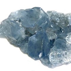 天然石  セレスタイト 天青石 原石 クラスター (221) 鉱物 鉱石 標本 置物 画像