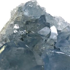 天然石  セレスタイト 天青石 原石 クラスター (221) 鉱物 鉱石 標本 置物 画像