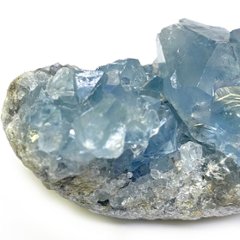 天然石  セレスタイト 天青石 原石 クラスター (223) 鉱物 鉱石 標本 置物 画像