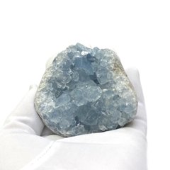 天然石  セレスタイト 天青石 原石 クラスター (230) 鉱物 鉱石 標本 置物 画像