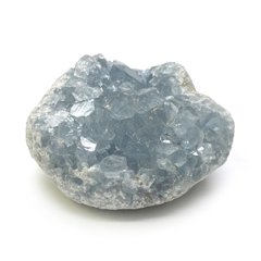 天然石  セレスタイト 天青石 原石 クラスター (230) 鉱物 鉱石 標本 置物 の画像